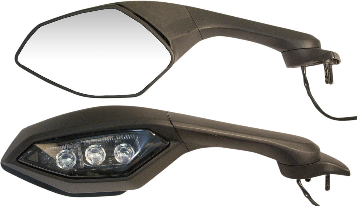 Emgo Yamaha Mirror Black Left 20-37502 | eBay