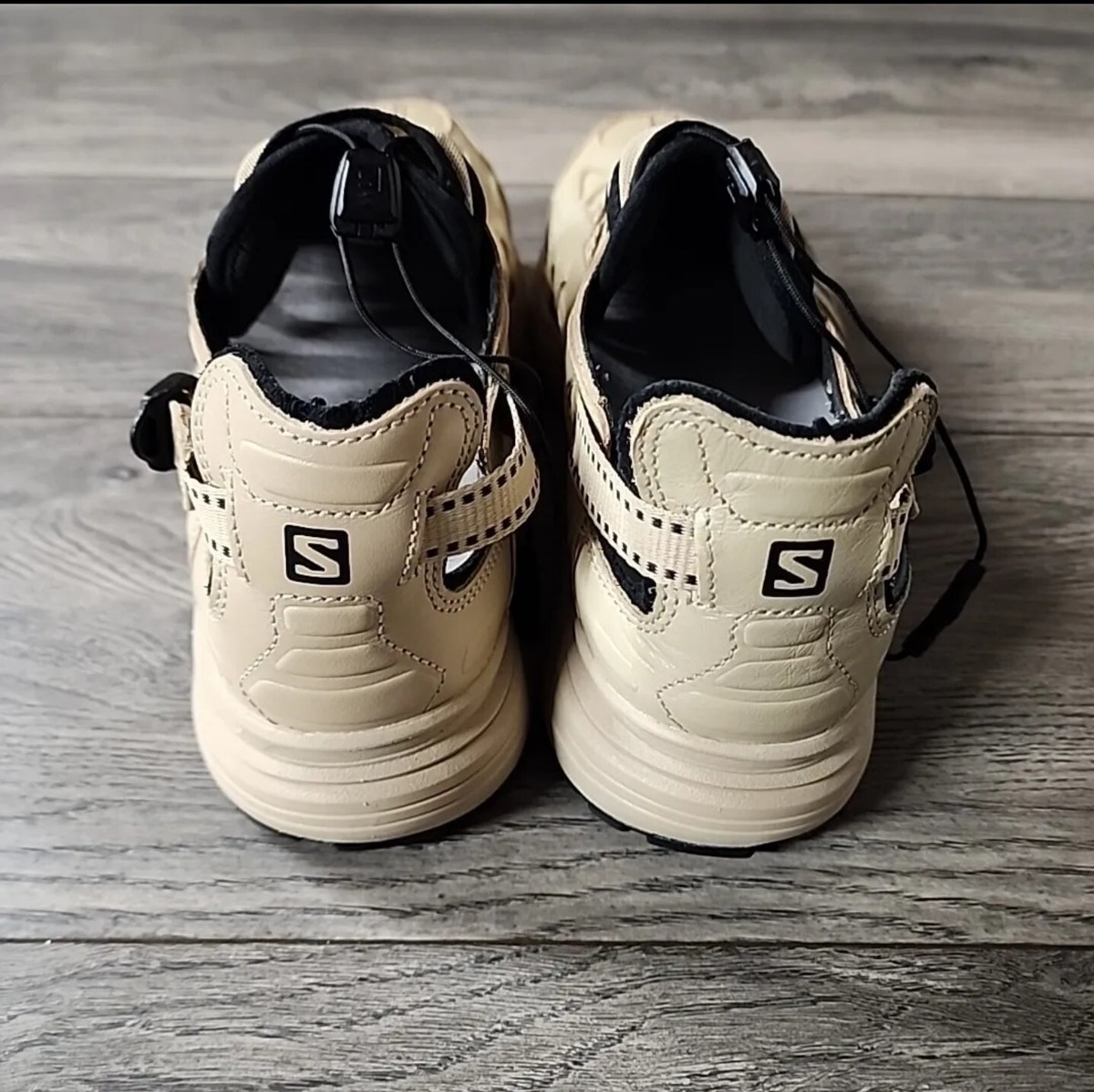 人気 ☆ SALOMON ☆ TECHSONIC LEATHER ADV SAFARI Men's Salomon Techsonic Leather LTR Advanced Safari Brown