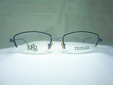 Logo Paris eyeglasses half rim oval square frames men's women's NOS vintage