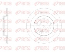 REMSA Bremsscheiben hinten Ø296 mm Voll passend für Honda Civic IX FK