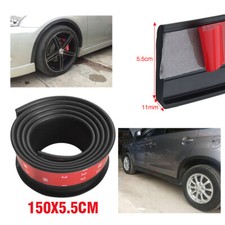 2x1.5m Universal Car Wheel Fender Extension Rubber Moulding Flare Trim Protector