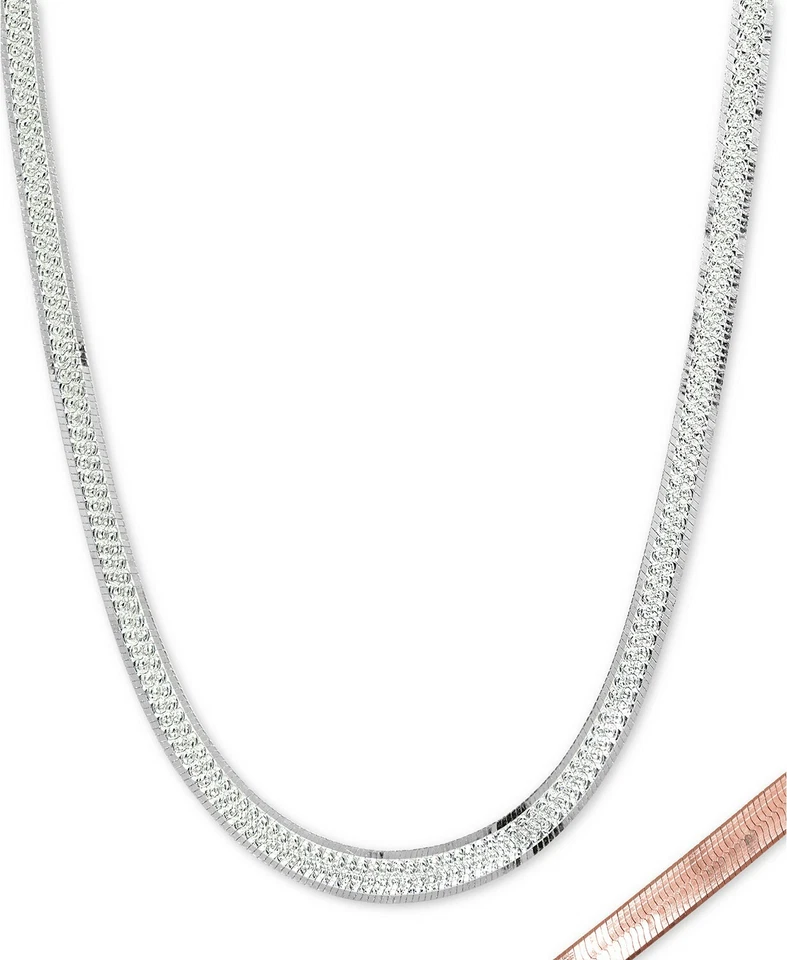 Collar reversible de dos tonos Giani Bernini en plata de ley y placa de oro de 18 k Foto 4 de 4