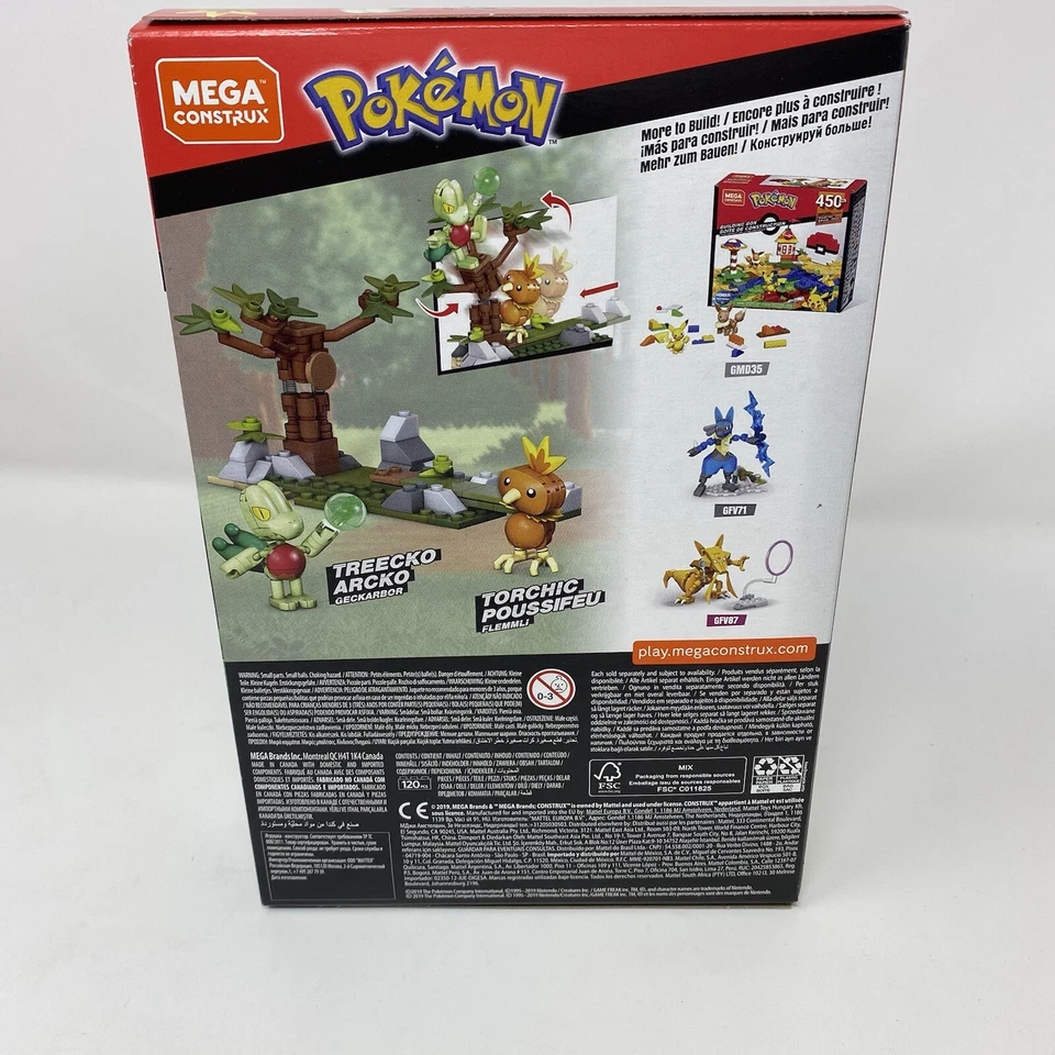 Mega Construx Pokemon Torchic Vs Treecko Wonder Builders Nuevo Envío Gratis 6+ Foto 4 de 4