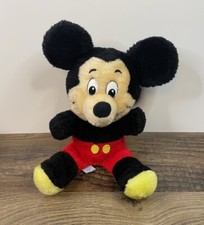 Vintage Mickey Mouse 10" Beanbag Plush Walt Disney
