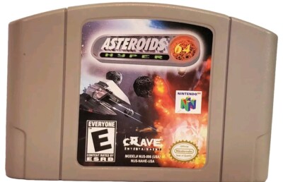 Asteroids Hyper N64 Nintendo 64 Game NTSC USA Cartridge Only RARE