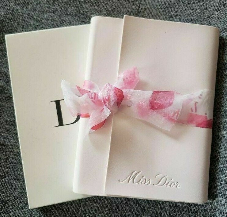 Miss Dior Christian Dior Notebook With Box Authentic From
