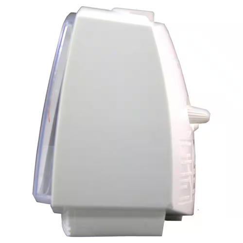 NEW Durable Tall Electrical Analog White Alarm Clock 3in with Backlight Quartz - Picture 6 of 9