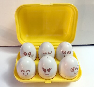 Tomy Egg Shape Sorting Toy, Hide N Squeak, 1993, Vintage Cute Egg
