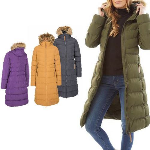 Trespass long puffer coat Clearance