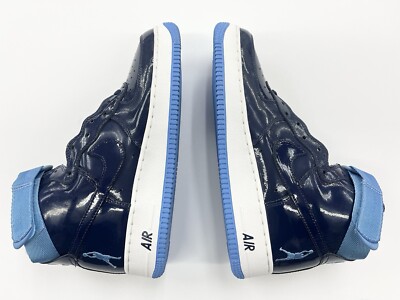 2003 Nike Air Force 1 Hi Rasheed Wallace NavyBlue White Sz 9.5 Men