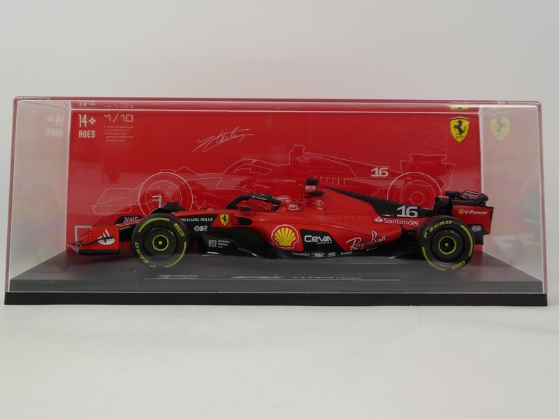 ミニカー 18/1 Burago SF-23 Charles Leclerc Ferrari SF-23 #16 Charles Leclerc Formula One F1 World