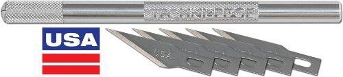 Box of 10 Techni Edge Hobby Knives with Cap and Blades (5 blades each knife).