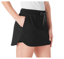 NEW Member's Mark Women's Woven Trek Skort Black Size Small