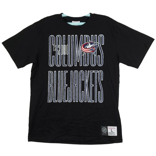 Sweat-shirt Columbus Blue Jackets Mitchell & Ness Taille L Neuf Avec étiquettes - Couleur Gris/bleu
