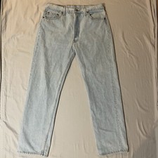 Vintage Levi’s 501xx 90s Blue Jeans 36x32 USA Made Button Fly
