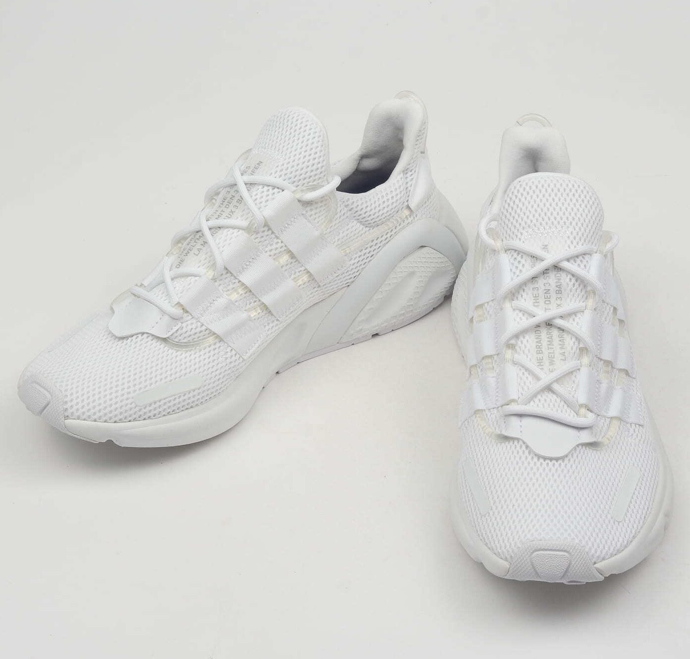 adidas originals lxcon adiprene trainers in triple black womens