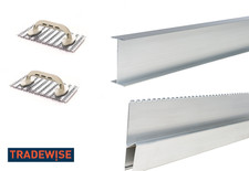 4 Piece Renderers Tool Kit: 2 Nail Floats, I-Bar Scraper & Serrated Feather Edge