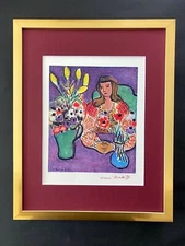 HENRI MATISSE, CIRCA 1948 AWESOME SIGNED PRINT  MATTED AND FRAMED+ BUY NOW!!
