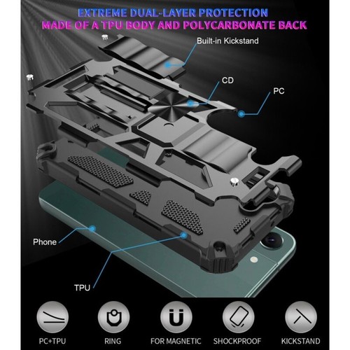 For Samsung Galaxy S23 - Kickstand Hybrid Case Cover Armor Drop-Proof Defender - Picture 7 of 7