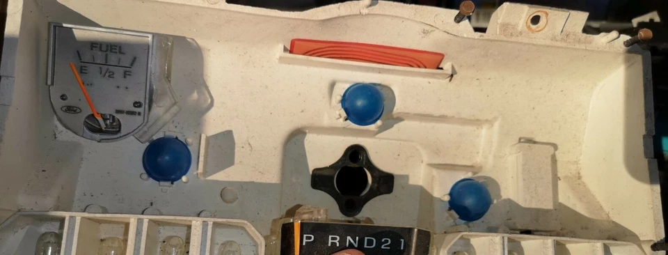 Tapa de cubierta de bombilla Lincoln Cluster azul Mark V Mark IV Continental OEM Foto 4 de 4