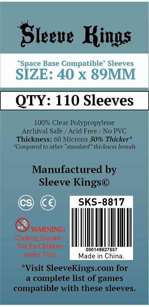 Nintendo Collectible Card Game Card Sleeves Sleeve Kings 110 Clear Card Sleeves For 'Space Base' & Similar Games 40x89mm, Acid-Free, PVC-Free Card Game Sleeve Protectors Nintendo Collectible Card Game Card Sleeves Sleeve Kings 110 Clear Card Sleeves For 'Space Base' & Similar Games 40x89mm, Acid-Free, PVC-Free Card Game Sleeve Protectors