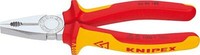 Knipex Vde-Kombizange, L: 200Mm, Kopf Verchromt, Backen Flach, Griffe Isoliert