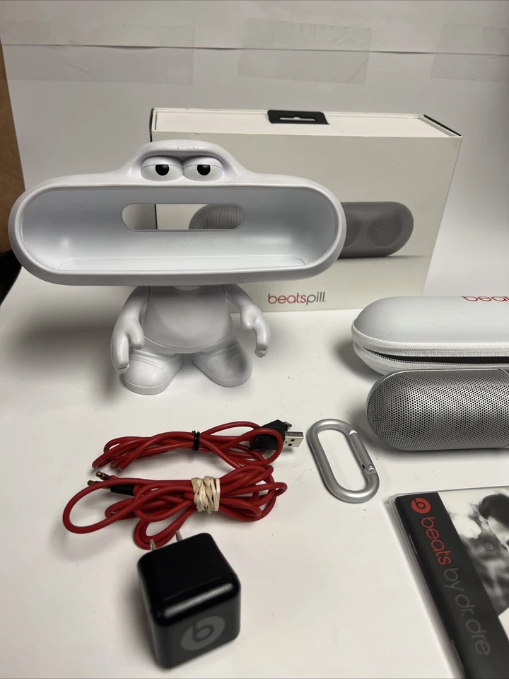 Auténtico Altavoz Bluetooth Beats Pill + Soporte Dude EDICIÓN LIMITADA Leer Desc Foto 2 de 4