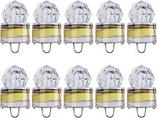 10 Muticolor LED Fishing Light Lure Underwater Lamp for Boar Deep Drop Flashing
