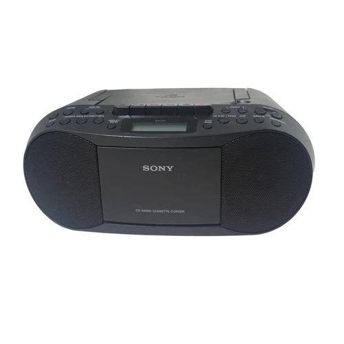Vintage Sony CFD-S70 Cassette CD Boombox Stereo Radio: Groovy with Retro Sound!