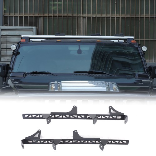 Steel Windshield Sides Spotlight Bracket For Hummer H2 03-09 Searchlight Holder - 第 1/12 張圖片