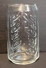 Genuine Coca-Cola Clear Glass Can Sized Cup 5" Drink Vintage Rare Coke NEW 12 OZ