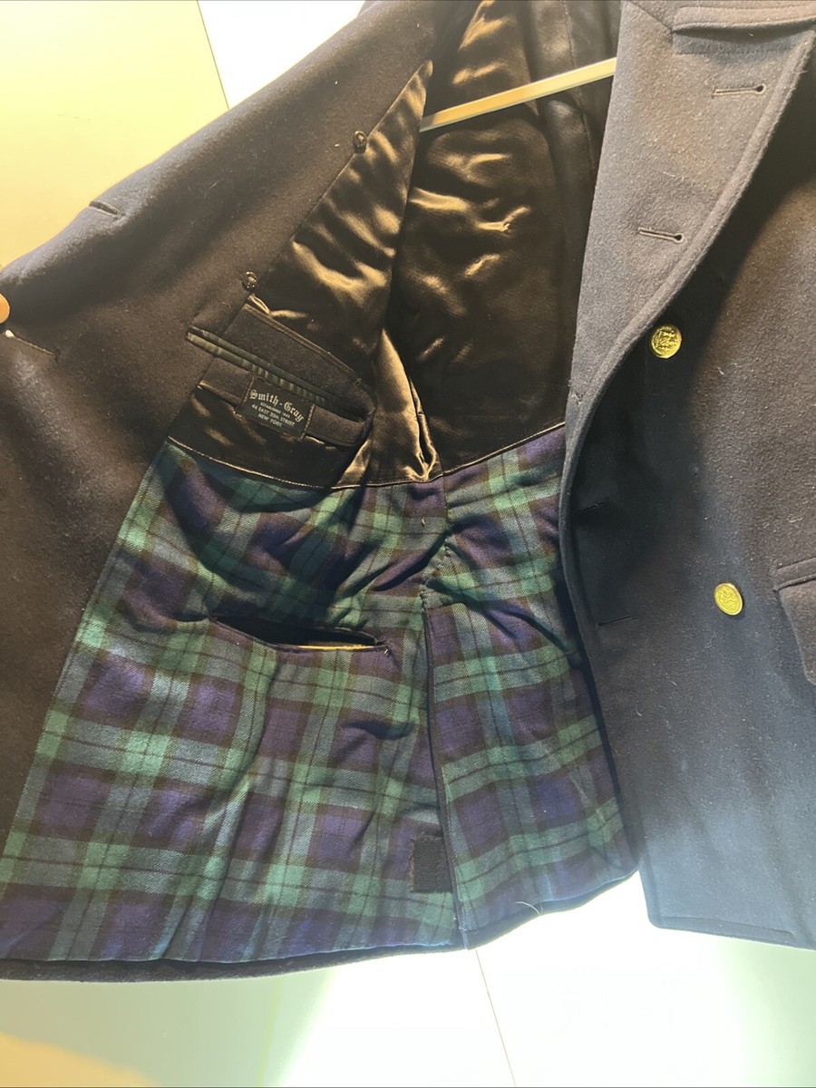 80s NYPD ニューヨーク市警支給品ピーコート Vintage NYPD PEACOAT Navy Blue Heavy Thick Wool Smith-Gray