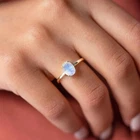 Moonstone 925 Sterling Silver Statement Ring Handmade ring All size