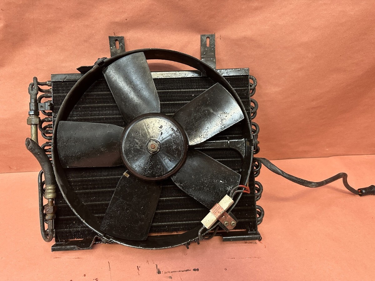 BMW E30 325e M3 325I HVAC AC Air Conditioning Condenser W Fan OEM 