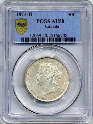 1871 Canada 50 Cents — photo from another recent sale