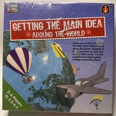 Learning Well Getting The Main Idea Around The World Game Rare New
