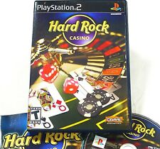 Hard Rock Casino Sony PlayStation 2 PS2 Used Video Game Working Complete