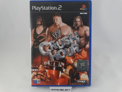 WWE CRUSH HOUR WRESTLING SONY PS2 PLAYSTATION 2 PAL ESP ITA ITALIANO COMPLETO - Picture 1 of 6