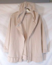 Old Navy Girls Hooded Open Front Jacket Sz XL Pale Pink Long Sleeve CBM24