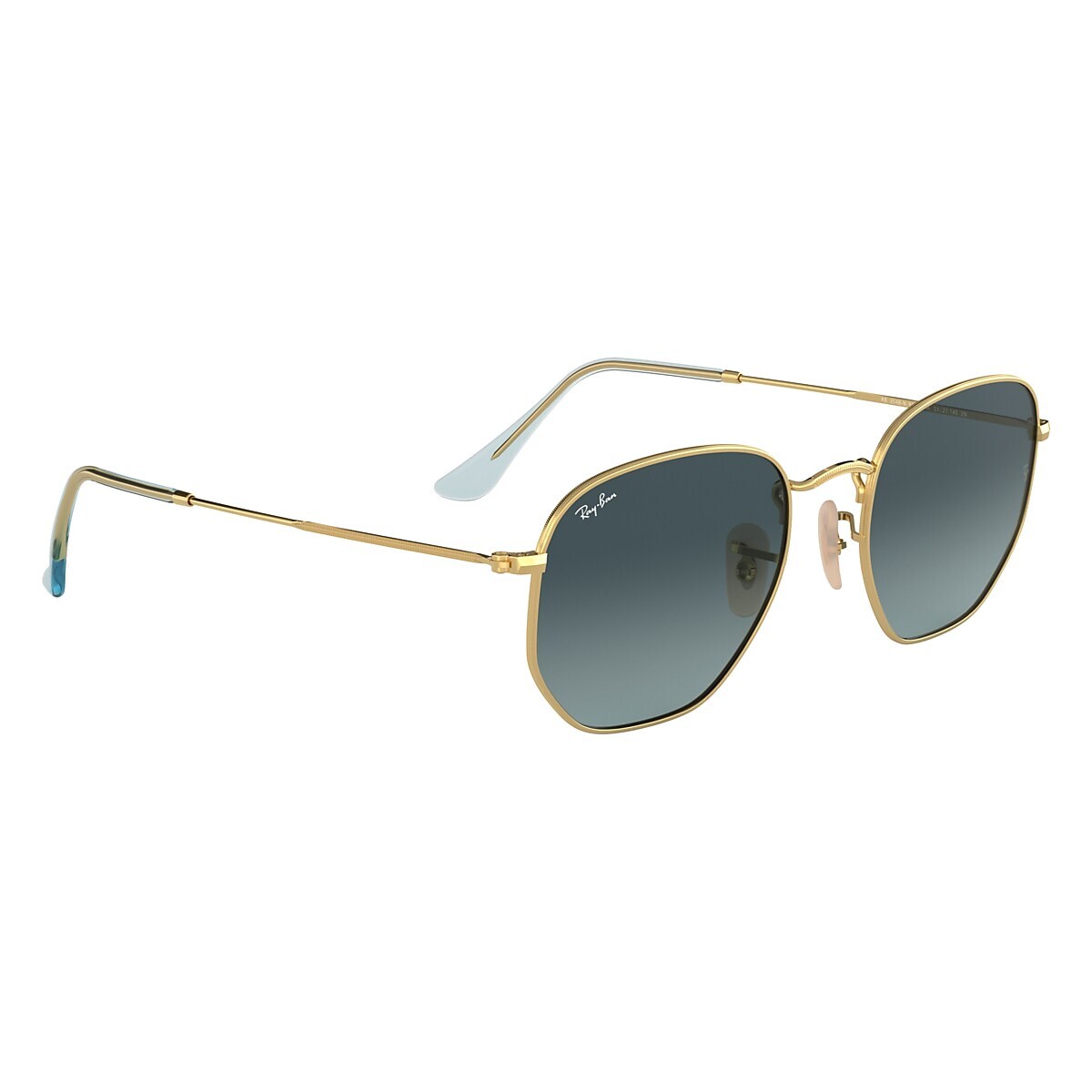 OCCHIALE DA SOLE RAYBAN RB 3548N EXAGONAL 91233M  METALLO ORIGINALE