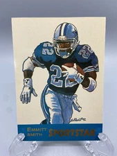 1992 Sportstar Promocard Emmit Smith Card # 11524 