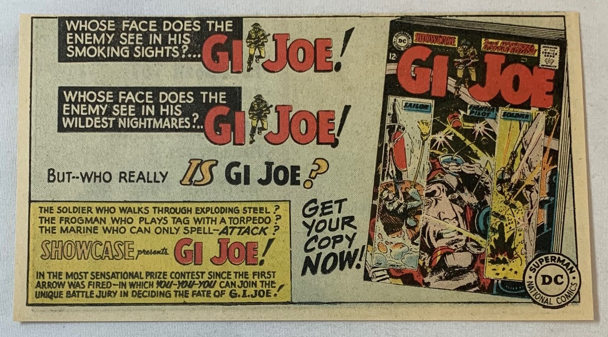 G.I.ジョー 1965年 パンフレット チラシ 1965 GI Joe Official