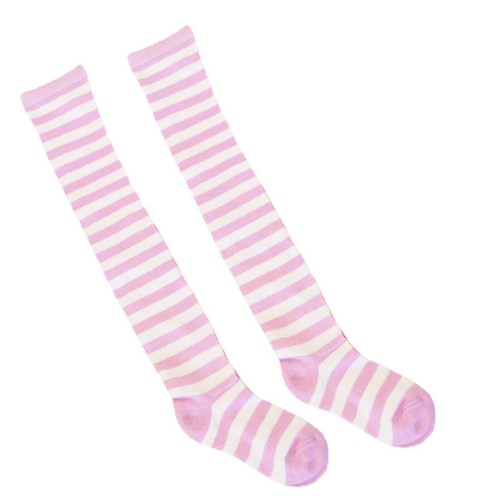 Christmas High Long Socks Over Knee Stripe Sock Christmas Cosplay Party Costumes - Picture 62 of 69