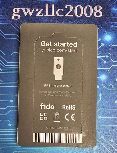 Yubico YubiKey 5 NFC Security Key #A17 - Afbeelding 2 van 2