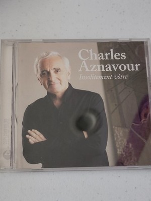 Charles Aznavour Insolitement vôtre CD Album French Chanson Music
