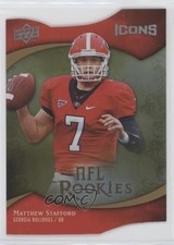 2009 Upper Deck Icons NFL Rookies Die-Cut /50 Matthew Stafford #101 ob4