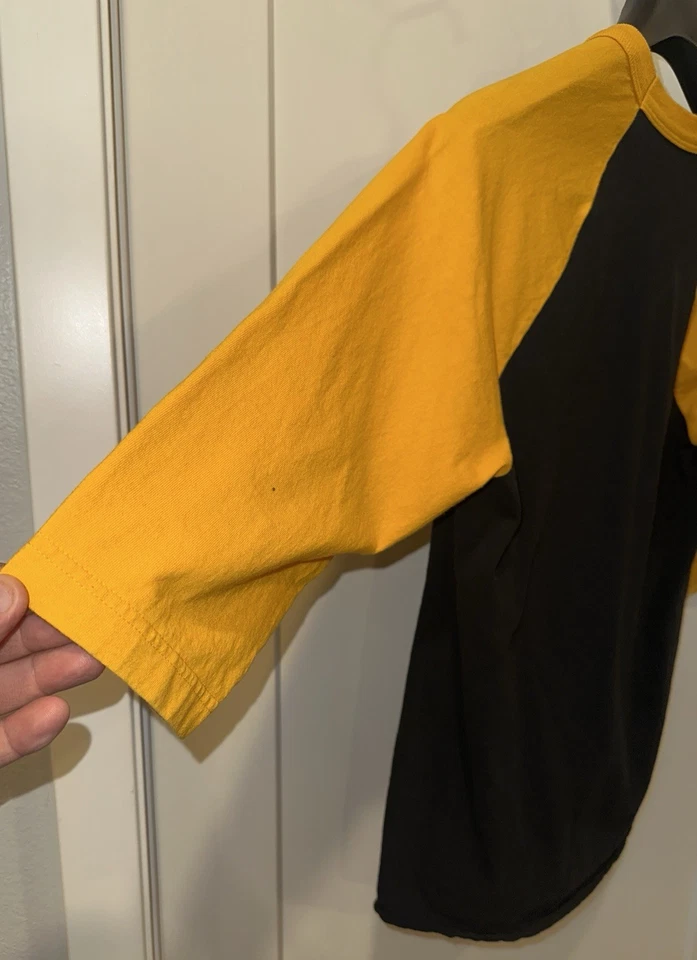 Camiseta Pittsburgh STEELERS NFL Pulôver Manga Longa Tamanho Pequeno/Médio Bom Usado - Imagem 3 de 3