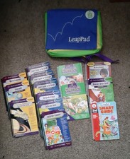 Lot of 14 Leap Frog Leap Pad Learning Books w/Cartridges EUC Leapoad