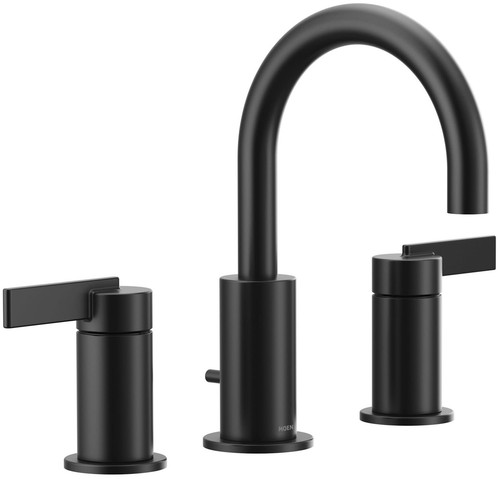 Moen T6222 Cia 1.2 GPM Widespread Bathroom Faucet - Black