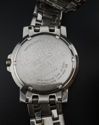 Orologio Uomo Seiko Le Grand Bianco Day Date Quadrante Rotondo Acciaio Inox Elegante - Foto 9 di 11